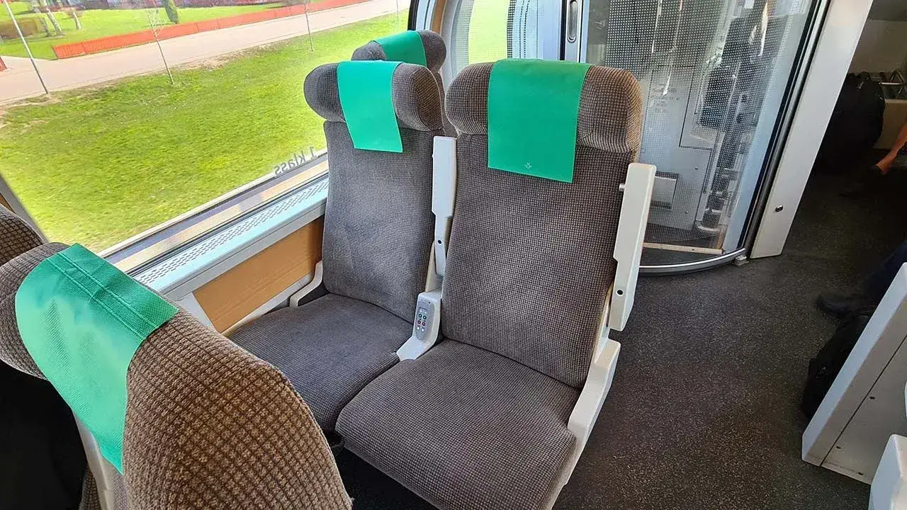 SJ train carriage first class