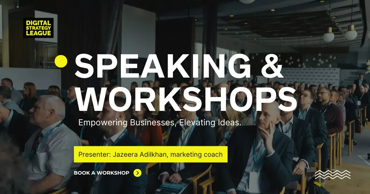 Jazeera Adilkhan Marketing Speaking and Workshops - 