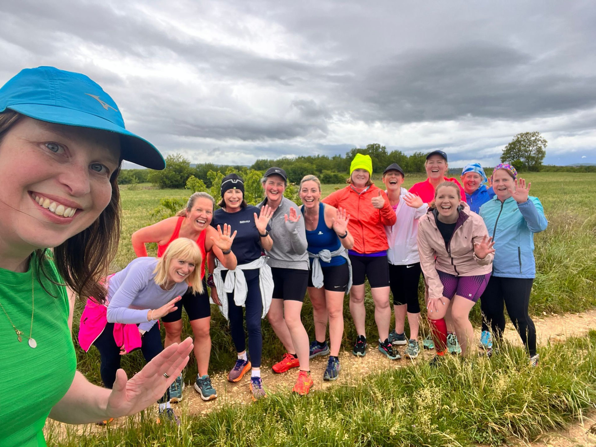 Dublin Running Club runners overlooking Dublin Bay