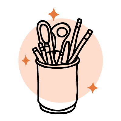 Writing tools icon