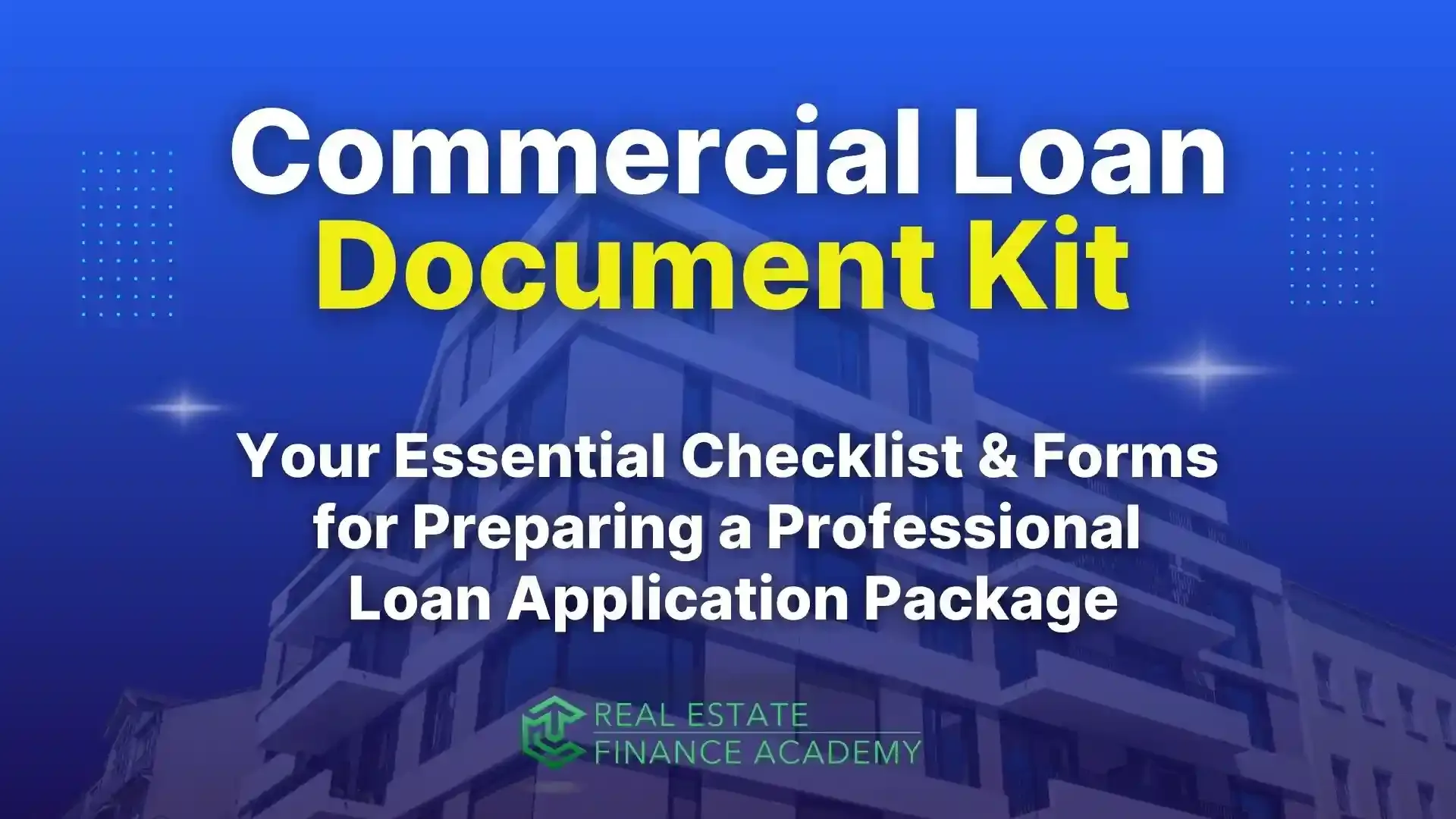 Commercial Loan Document Kit
