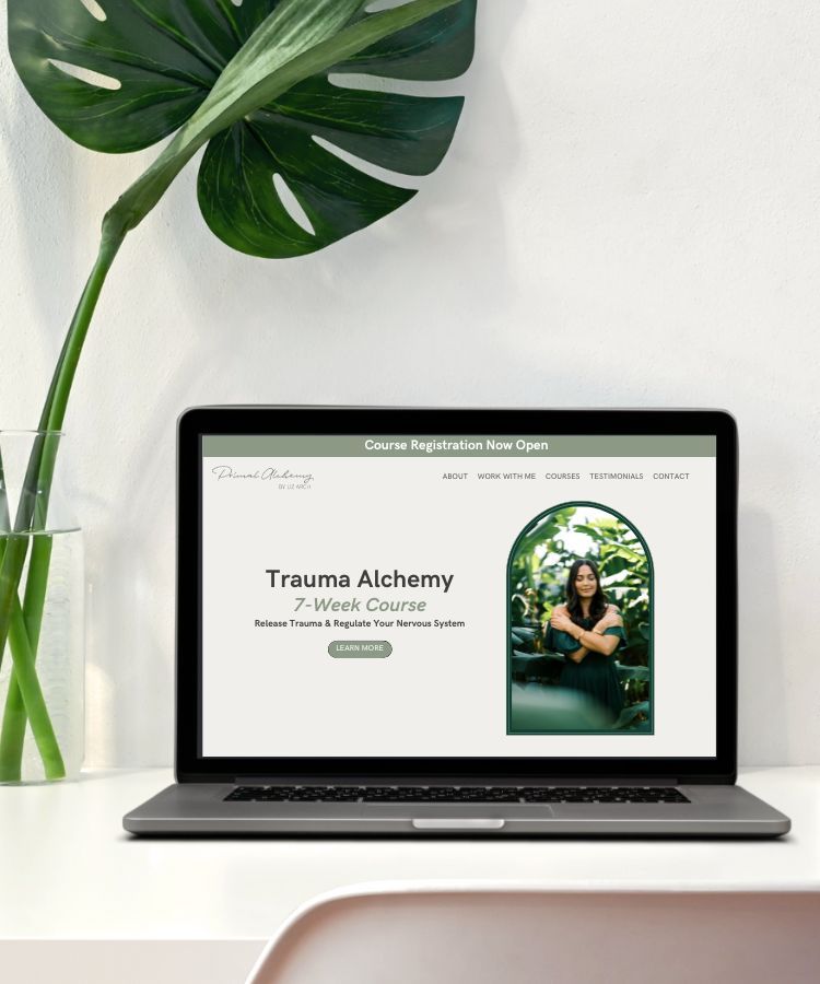 Table with ipad with image of Tiny Habits Course on the screen