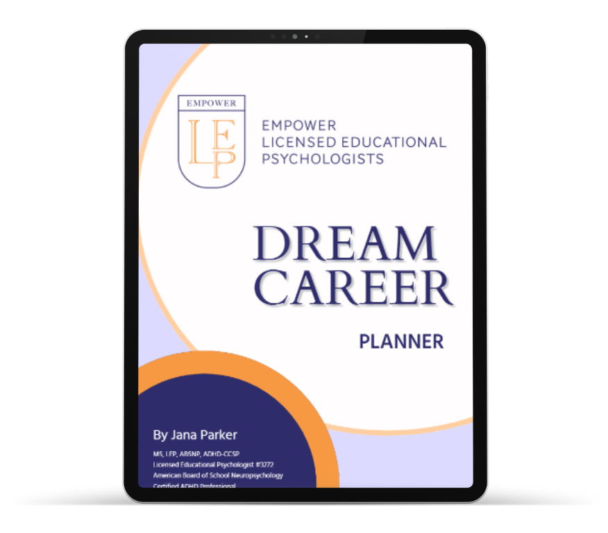 Licensed Educational Psychologist Dream Career Planner