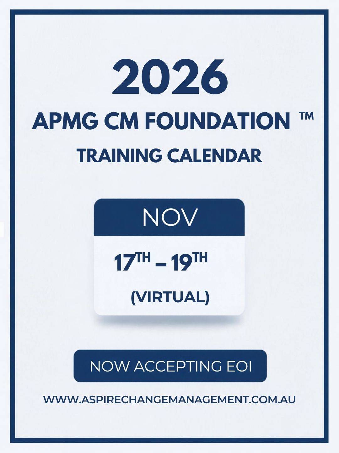 2026 Foundation Course