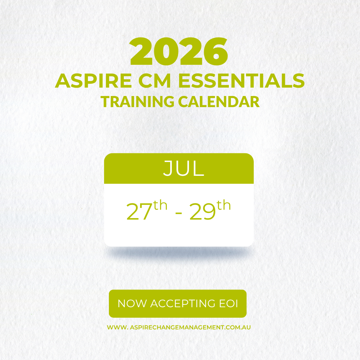 2026 Foundation Course