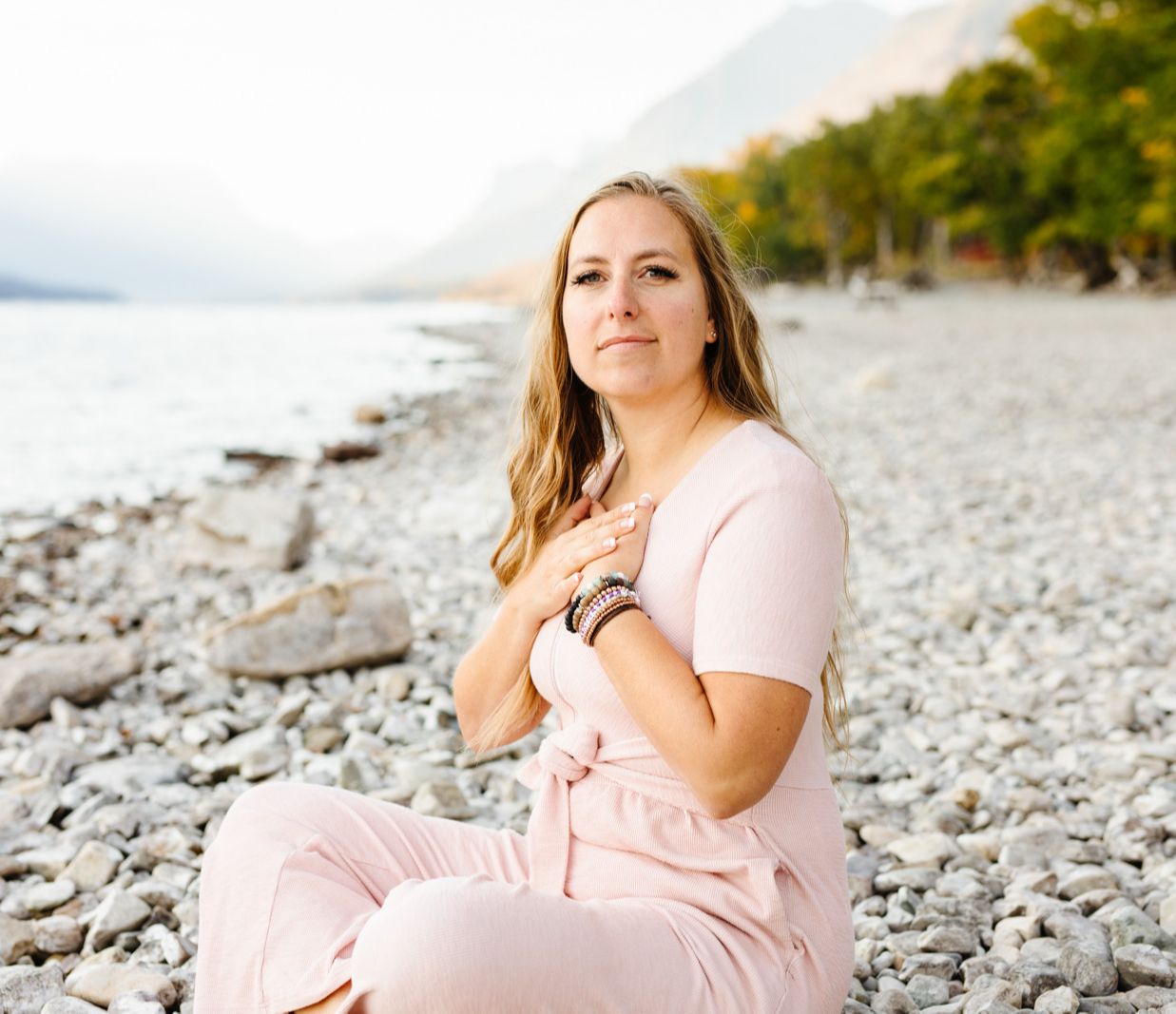 Picture of Coach Crystal on a rocky beach for Faith-Based Parenting