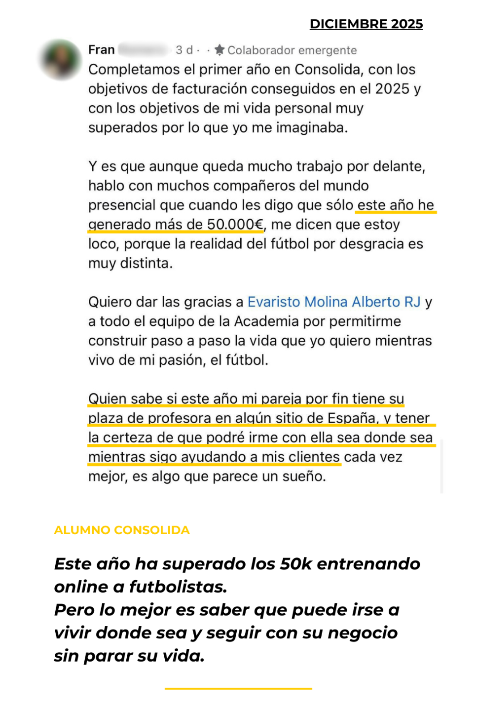 opiniones academia entrenadores online