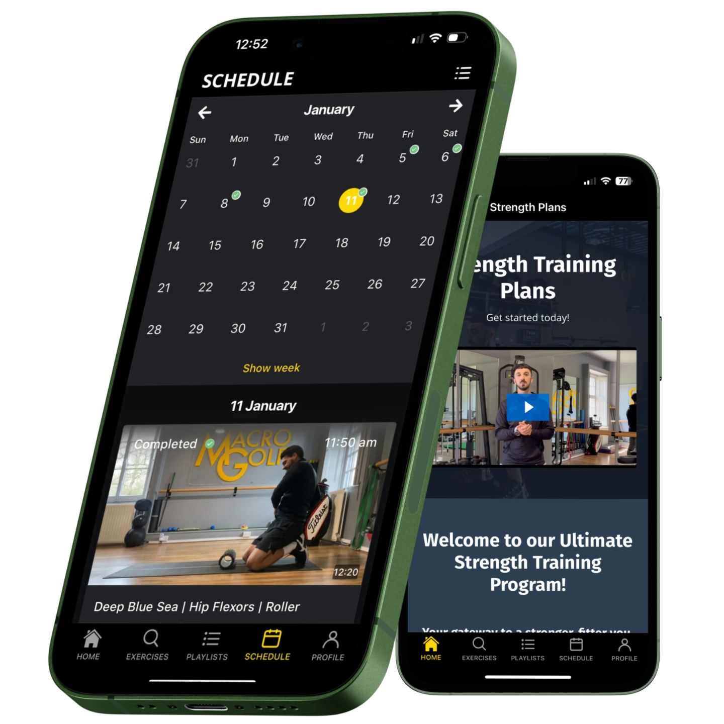 The Macro Golf Fitness App