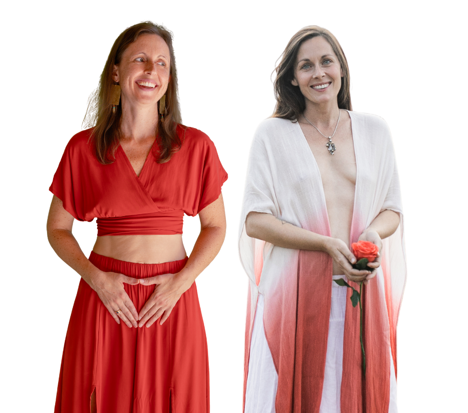 Kristin of Womb Medicine standing in black top 