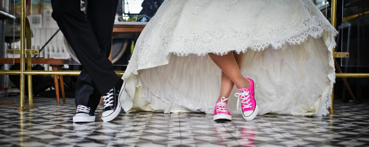 IMG of Bride & Groom's Sneakers