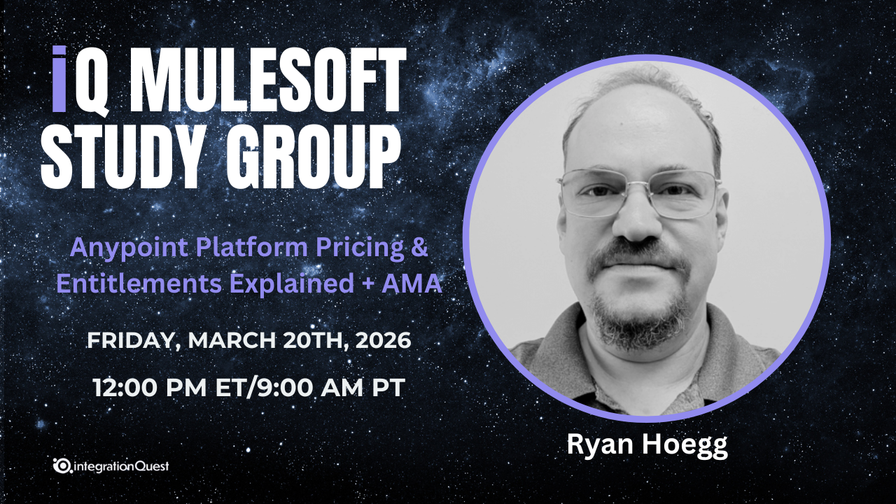 iQ MuleSoft Study Group 