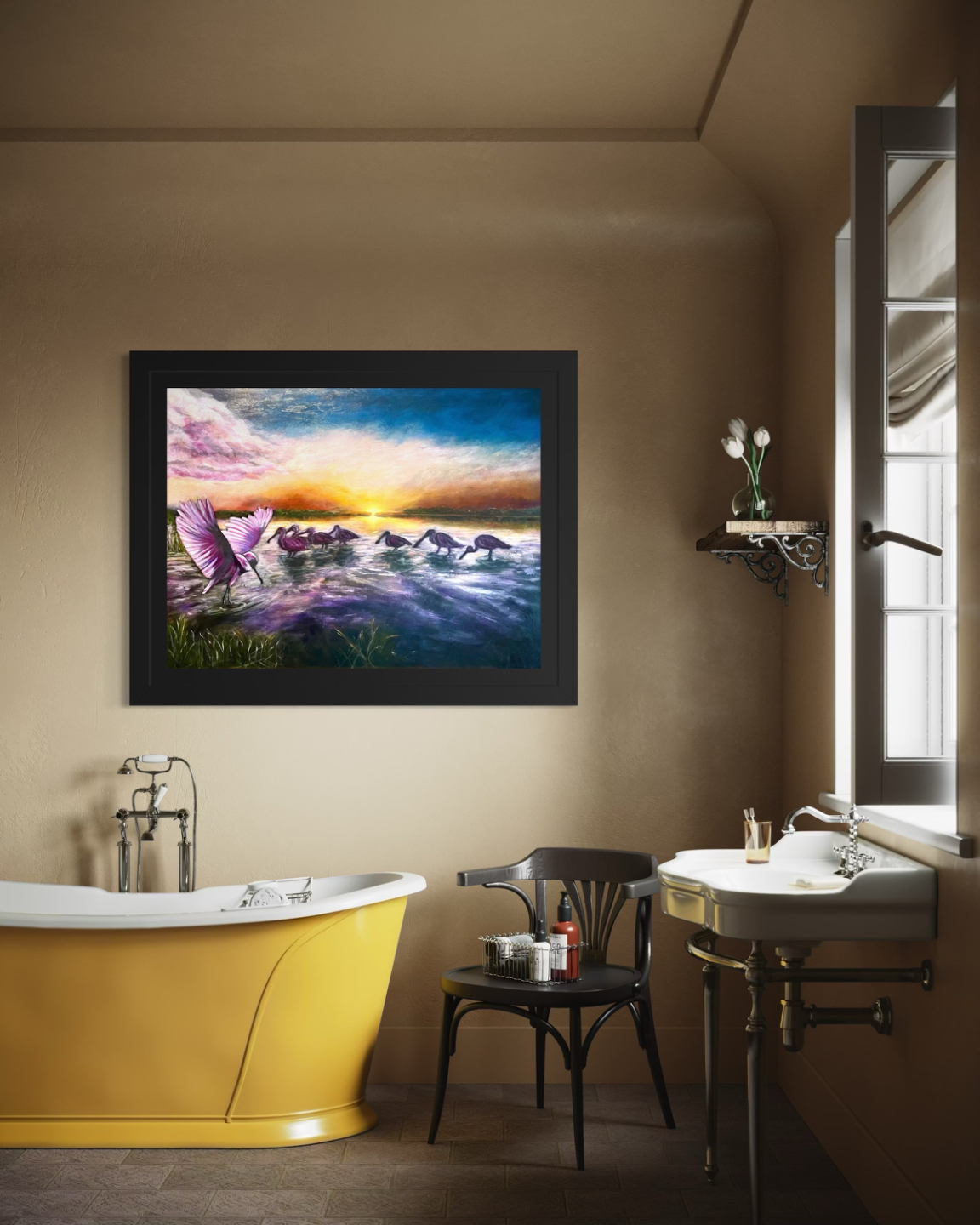 Harmony in the Last Glow framed view Wall Jenn Royster