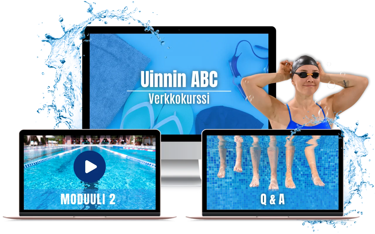 uinnin ABC verkkokussin sisältö tietokoneruuduilla