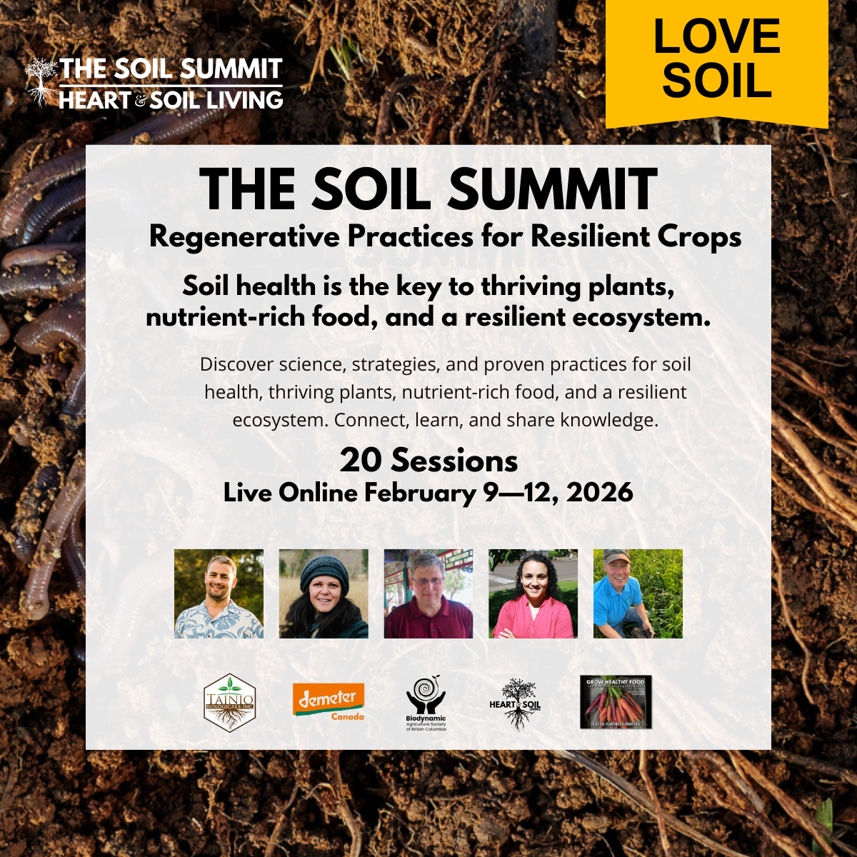 The Soil Summit • Revive Your Soil • February 3-6