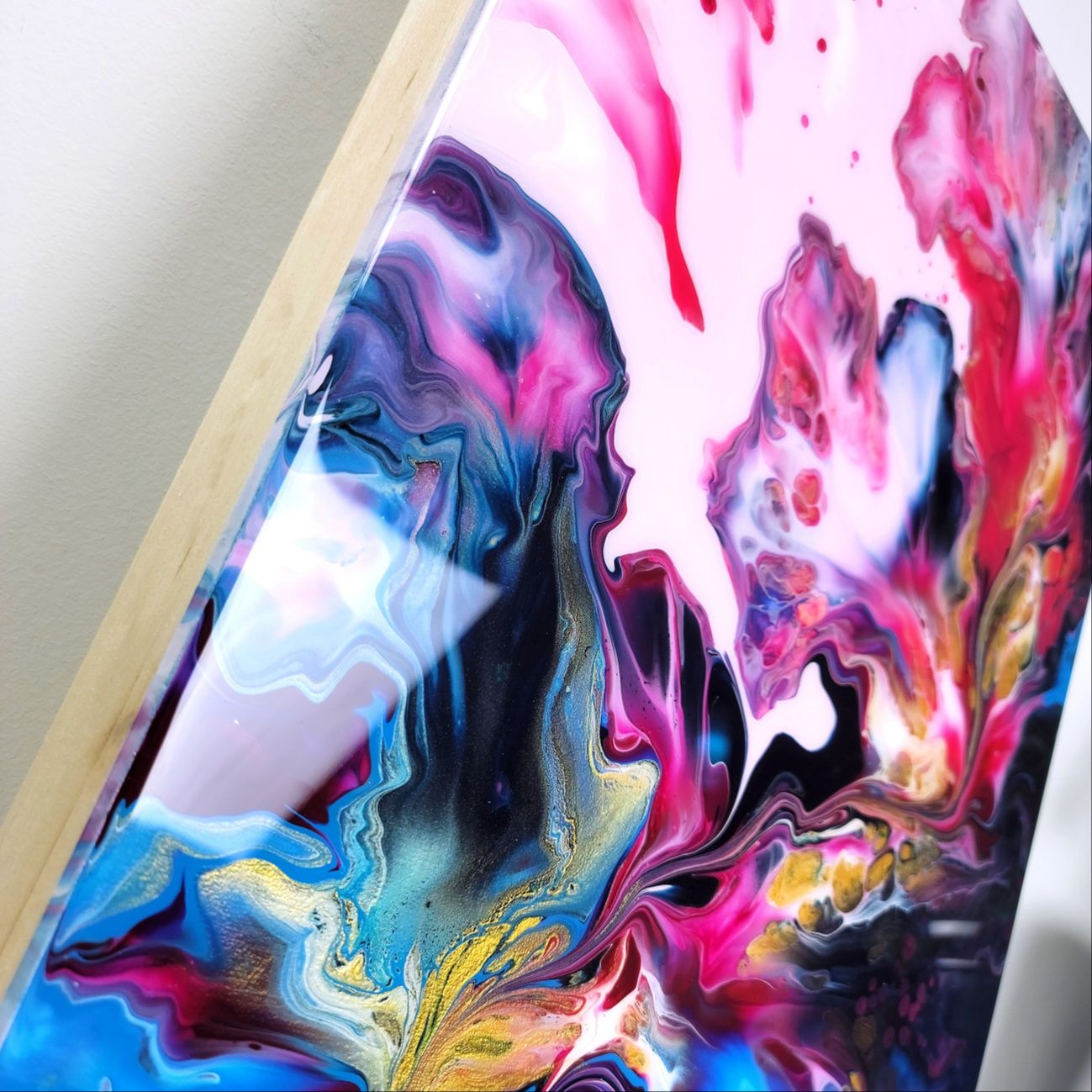 Acrylic Pouring: Easy Floetrol recipe as Pouring medium for paint