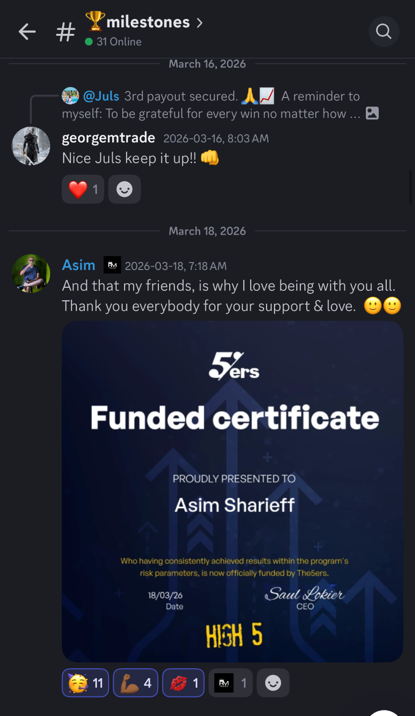Asim Sharieff Officially a Funded Forex Trader