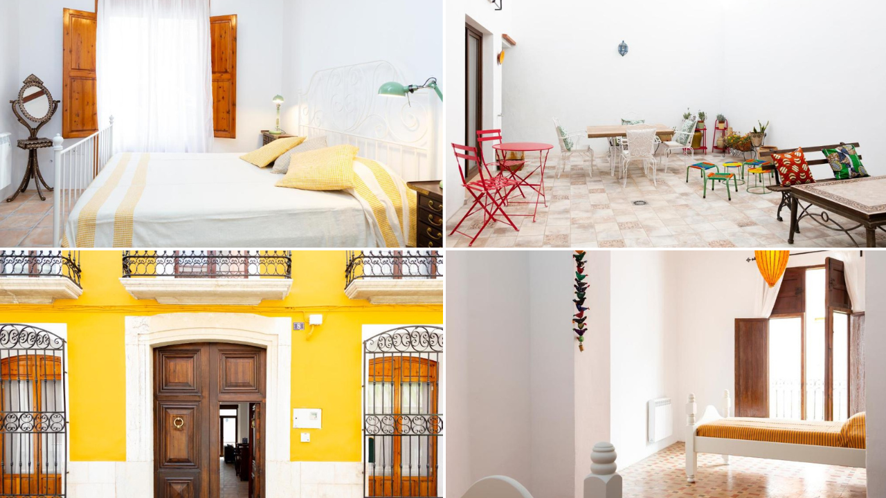 Delicious vegetarian buffet laid out for the training