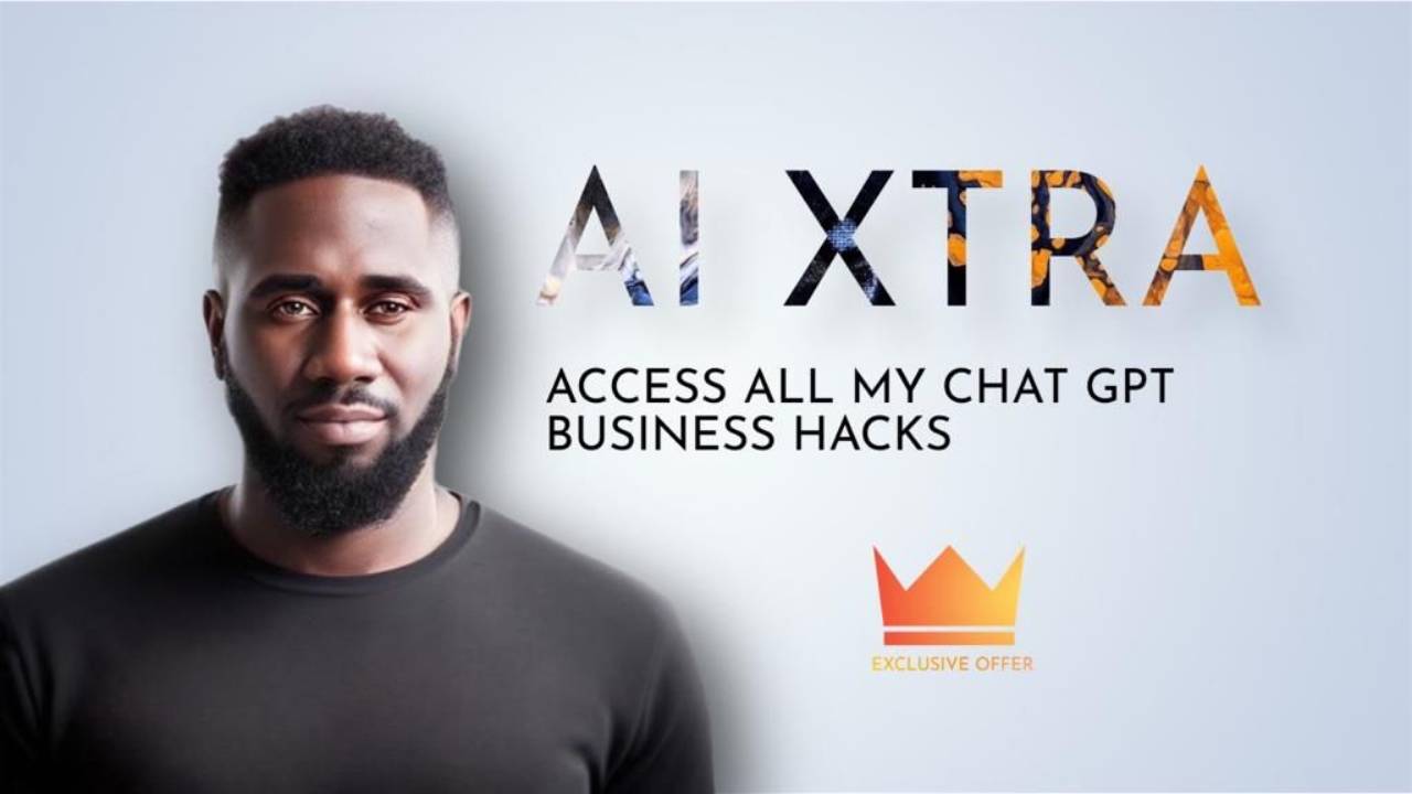 AI XTRA Access All my Chat GPT Business Hacks Banner