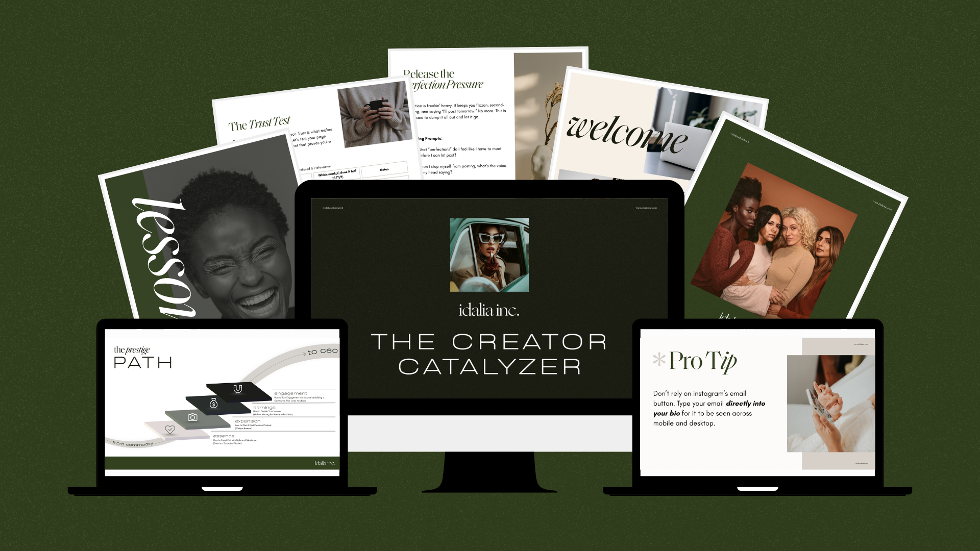 Program built by CRE8TION for client Idalia Salsamendi