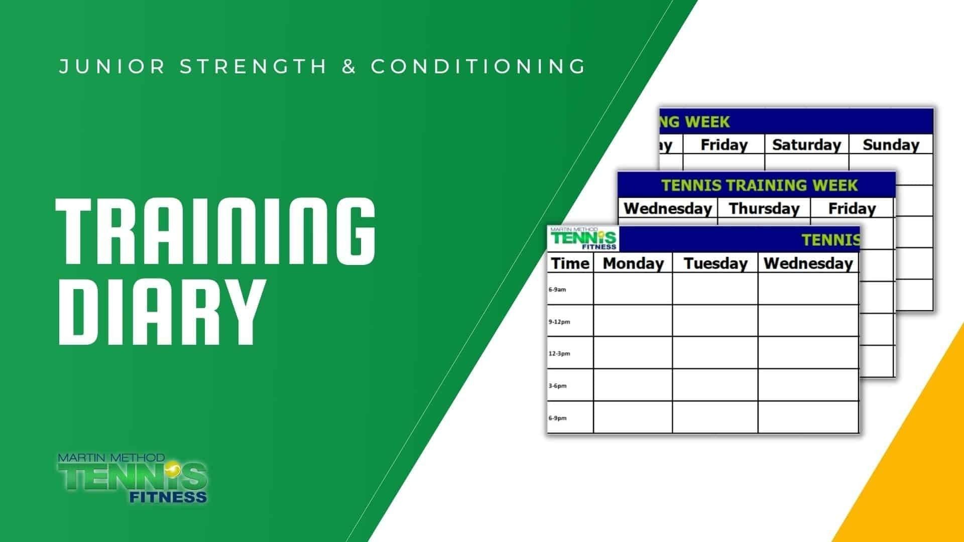 Junior Tennis Strength and Conditioning Program Junior Tennis