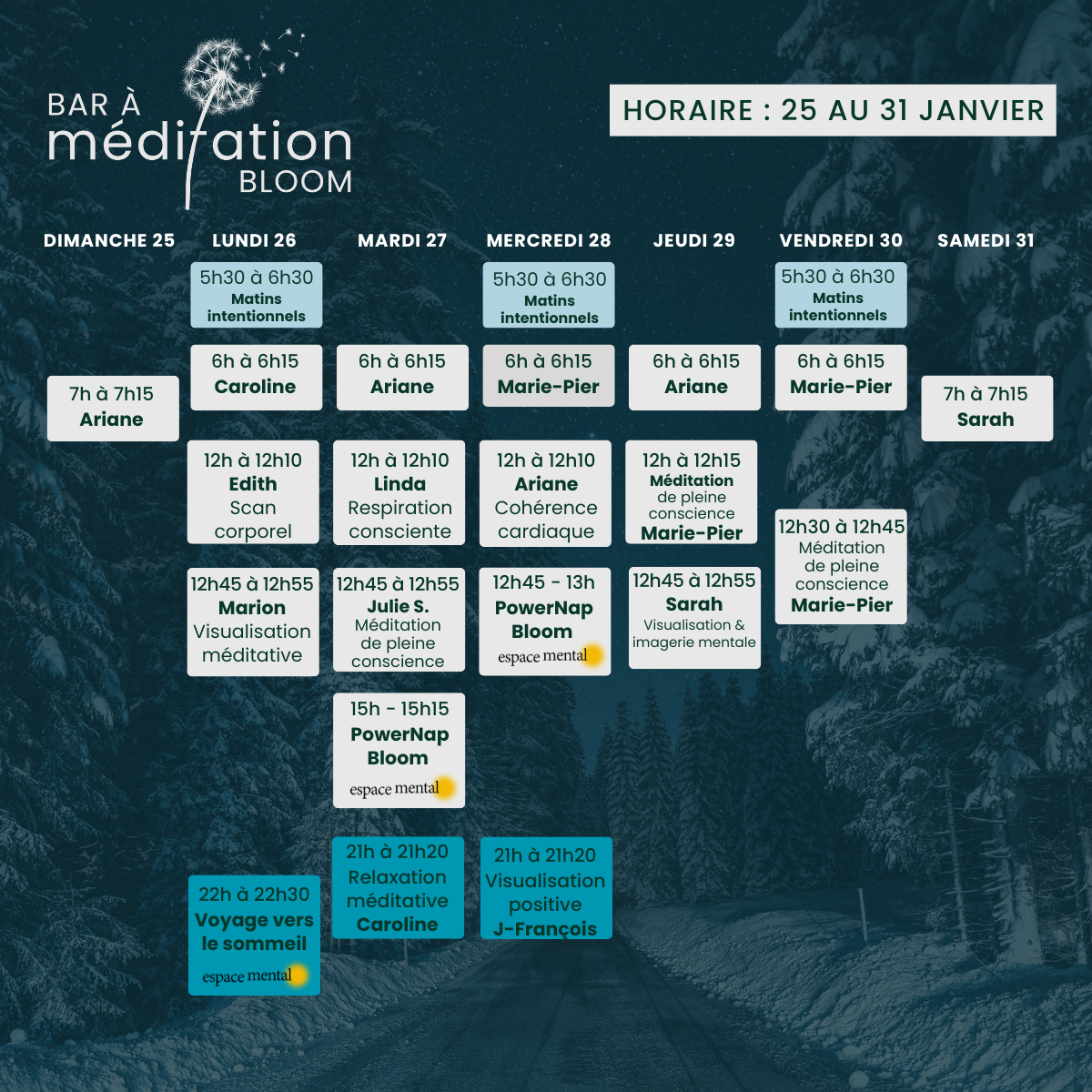 bar a meditation Bloom pause bien-être