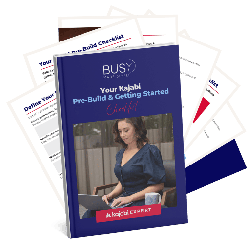 Kajabi Expert | Kajabi Build Checklist