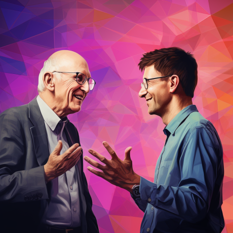 Sam Altman and Philip Kotler