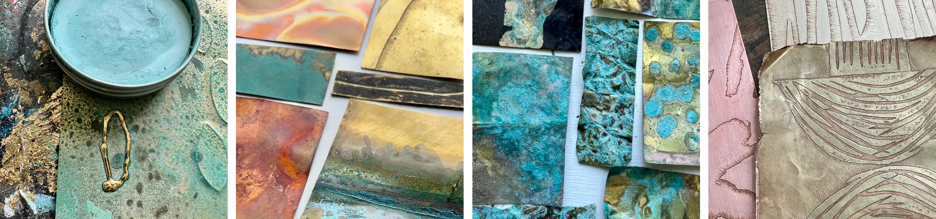 metal and patina art online workshop materials