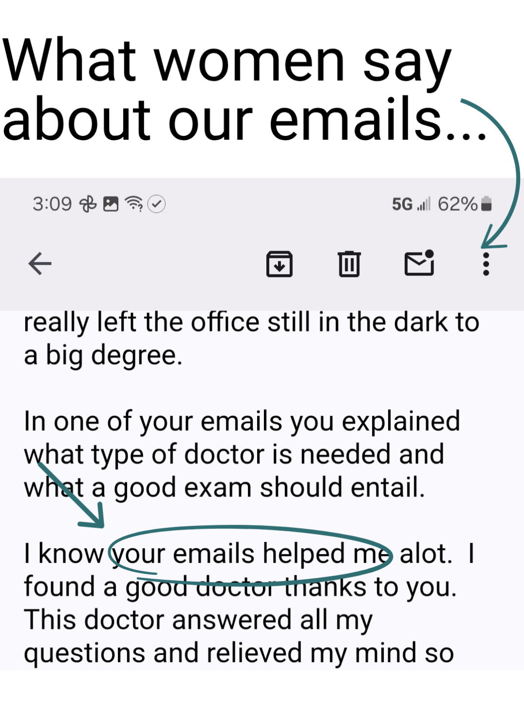 Screenshot of a review of Tighten Your Tinkler's newsletter