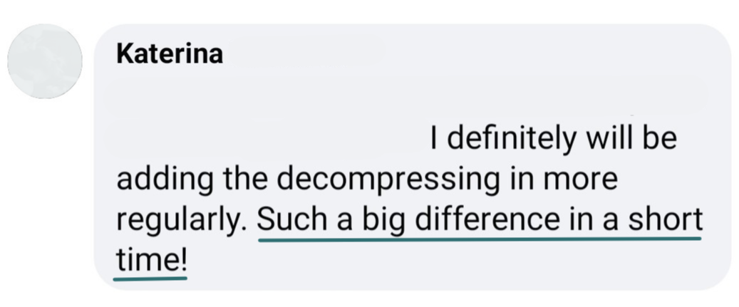 Testimonial screenshot