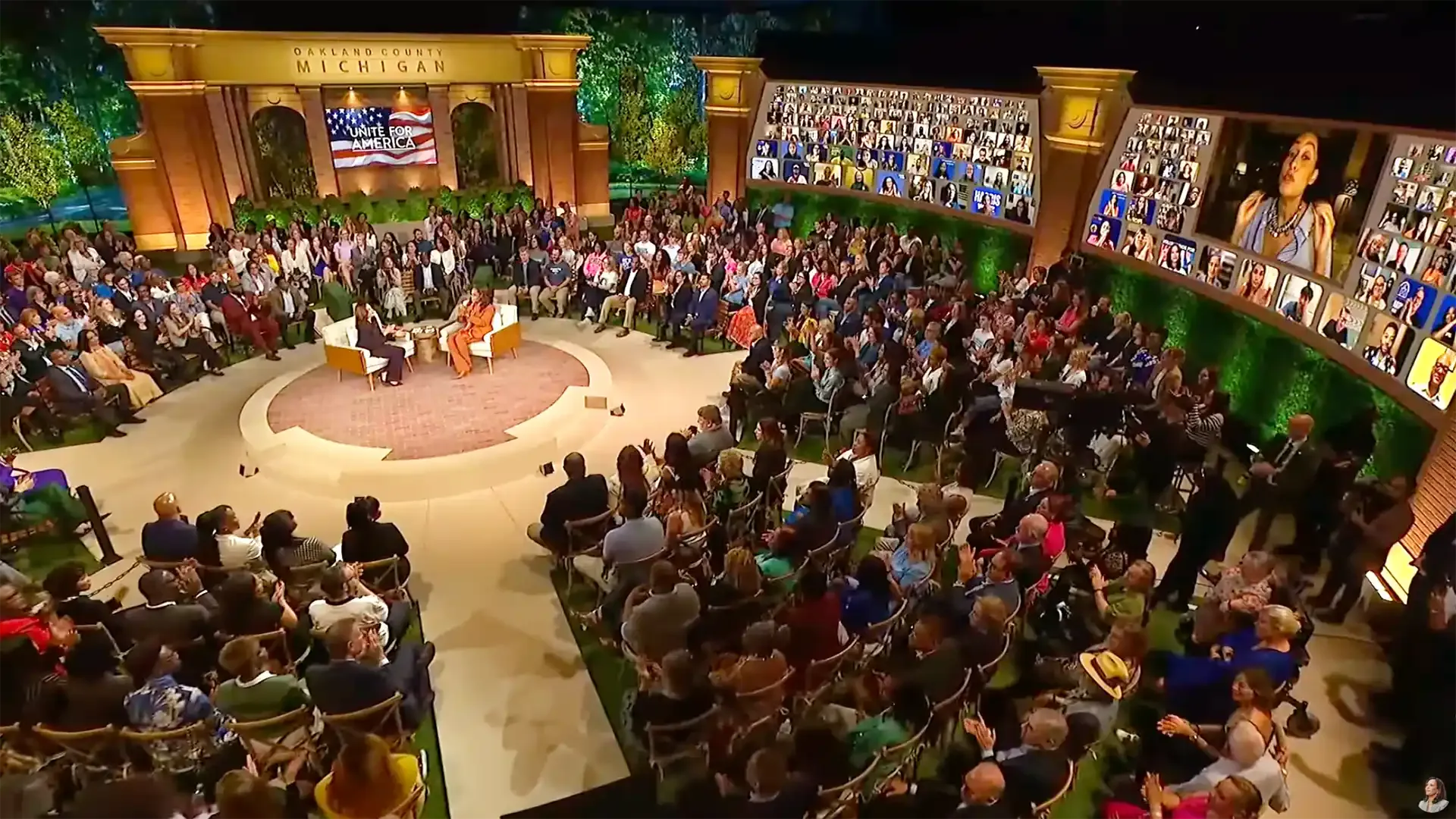 Hybrid Broadcast Event: Oprah Unite for America