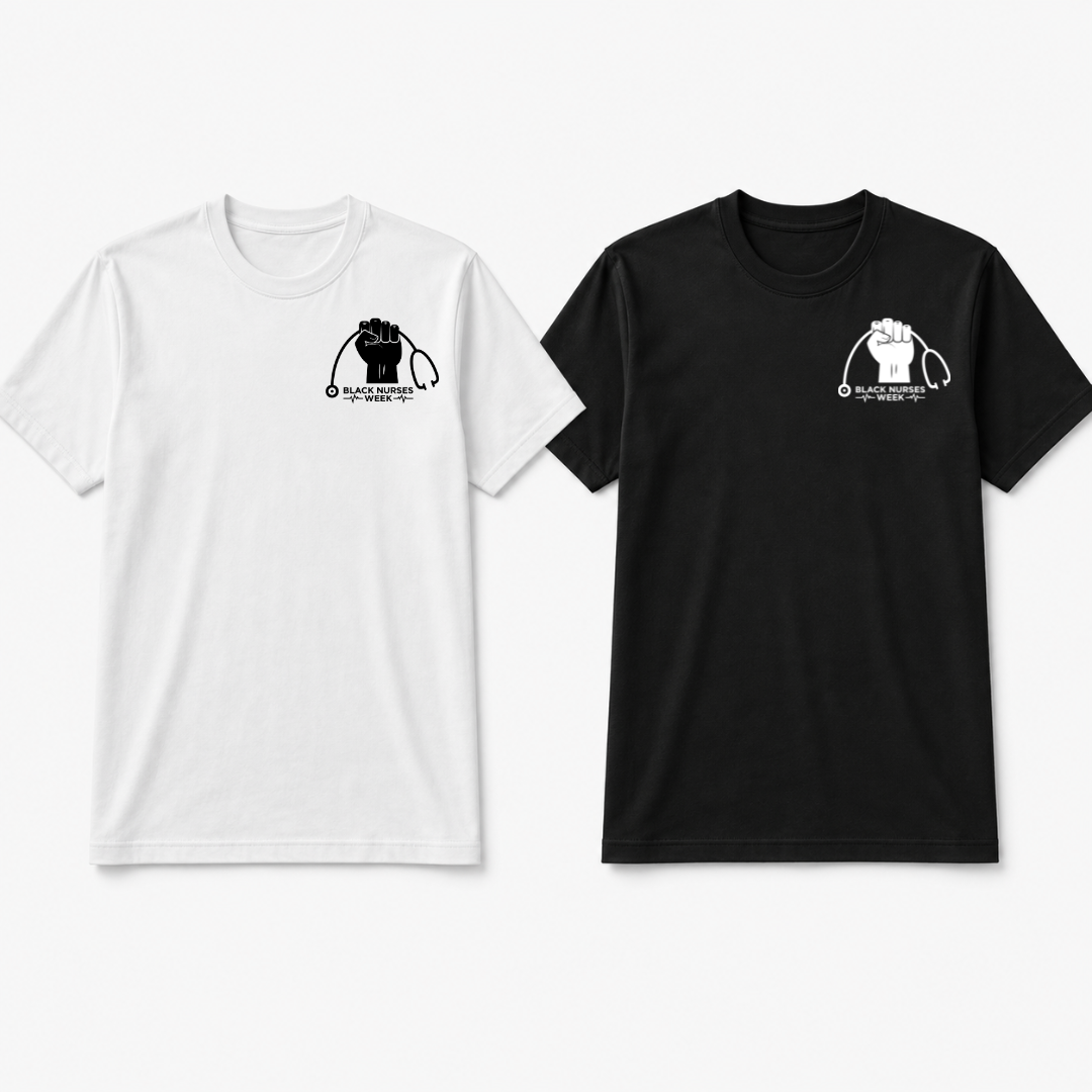 Black Nurses Week Logo Tee
