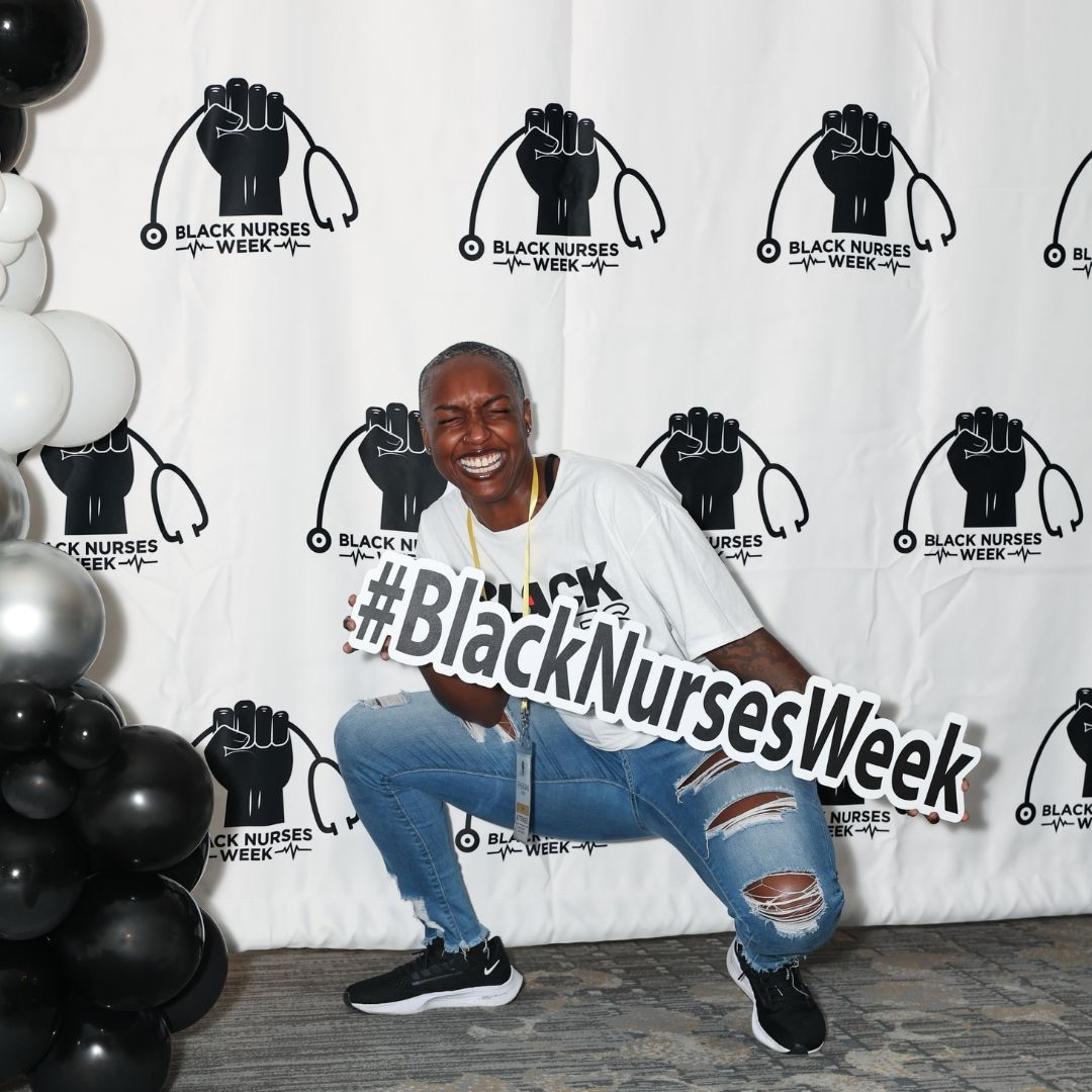 Black Nurse Smiling