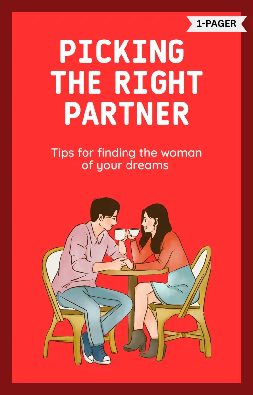 Picking The Right Partner Cover