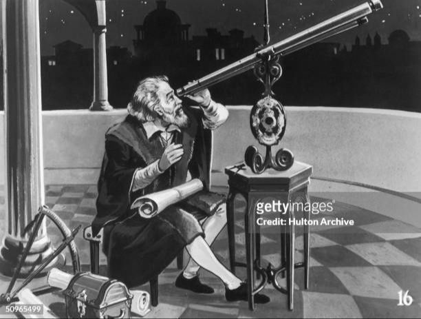Galileo and his telescope