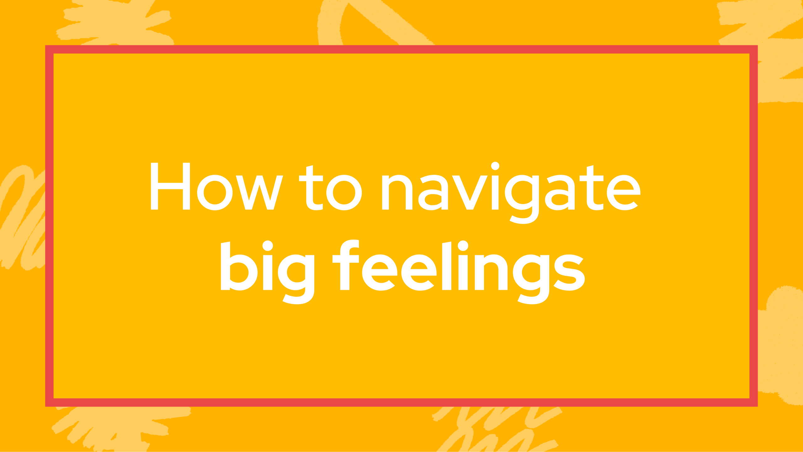 Big feelings social post