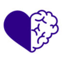Illustration of half heart and half brain symbolizing dual diagnosis treatment and mental health.