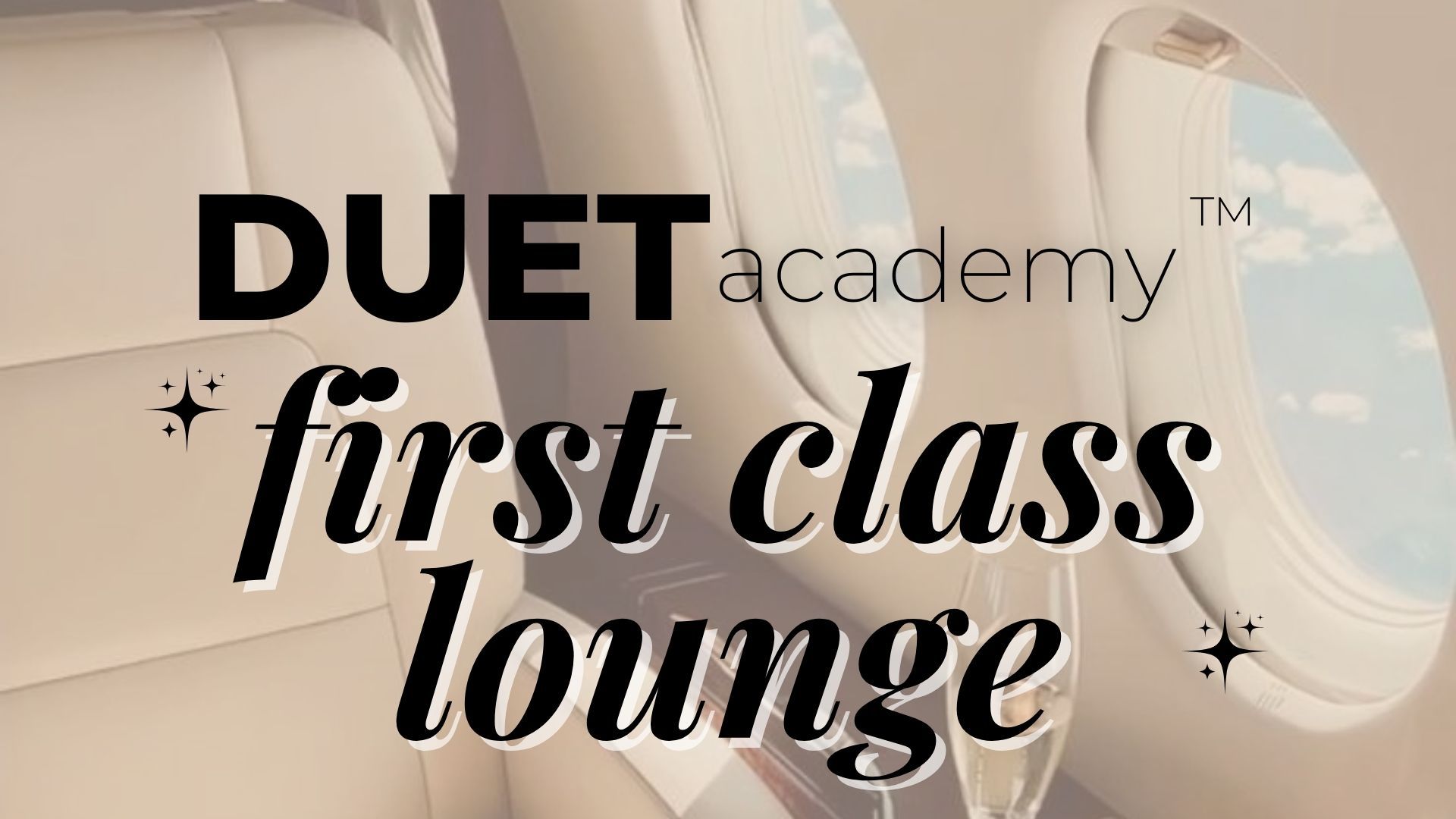 duet academy first class lounge