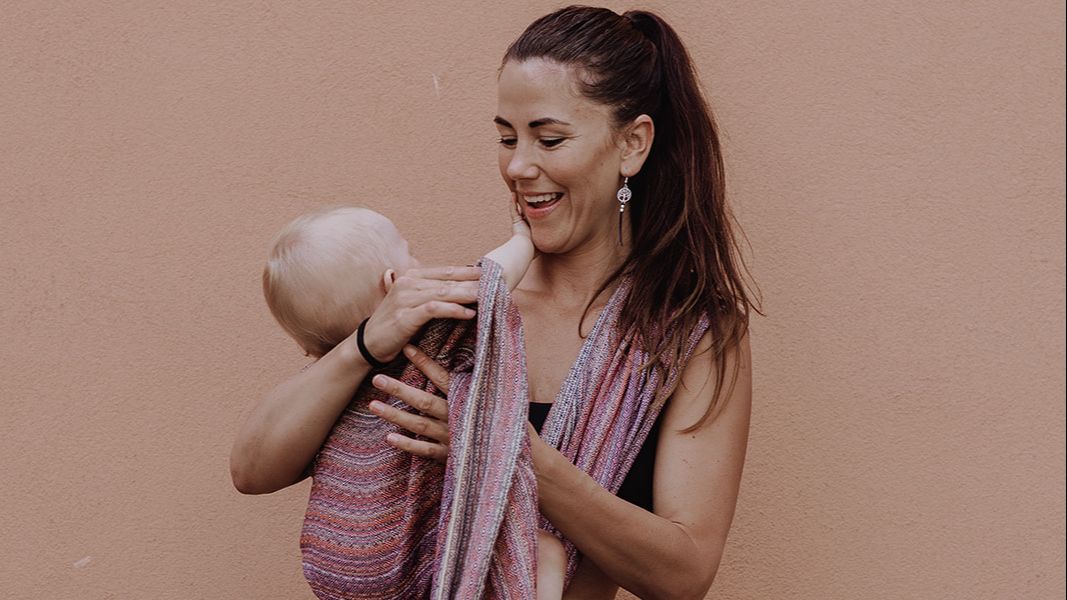 Trening med baby i bæresele