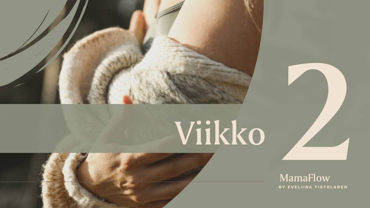 äitiys ja raskausajan verkkokurssin moduuli 2 kansikuva