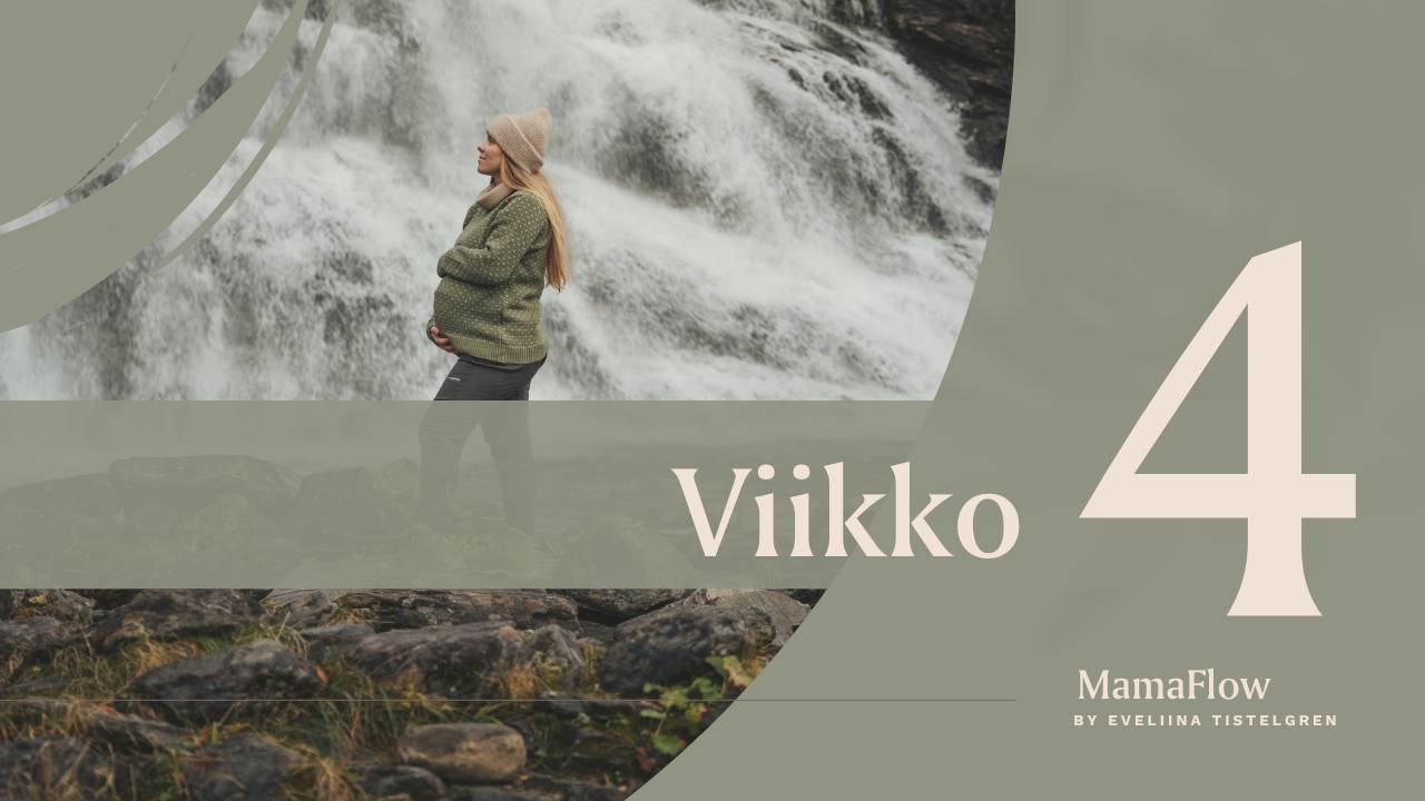 äitiys ja raskausajan verkkokurssin moduuli 4 kansikuva