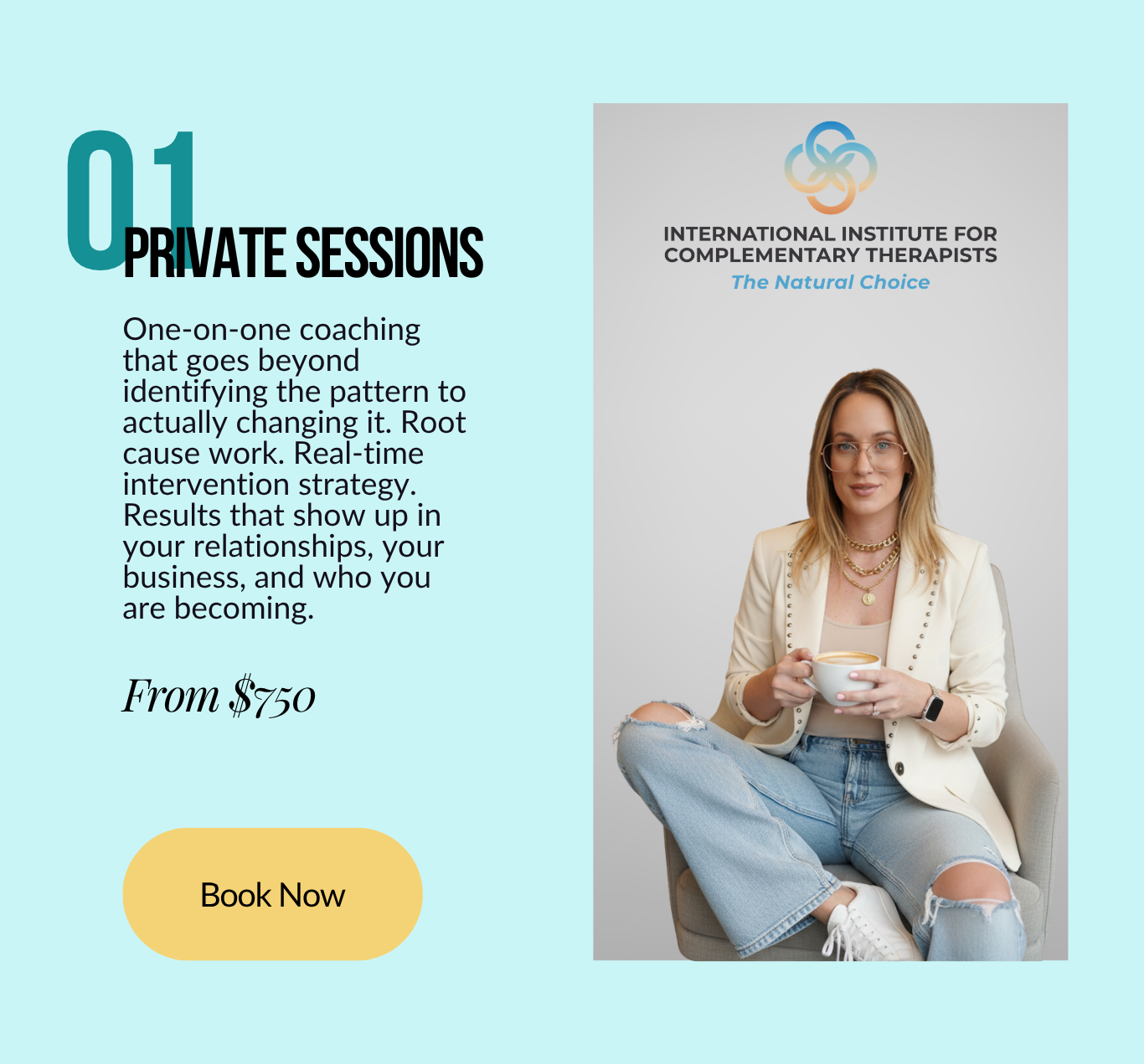 One-on-one coaching that goes beyond identifying the pattern to actually changing it. Root cause work. Real-time intervention strategy. Results that show up in your relationships, your business, and who you are becoming.