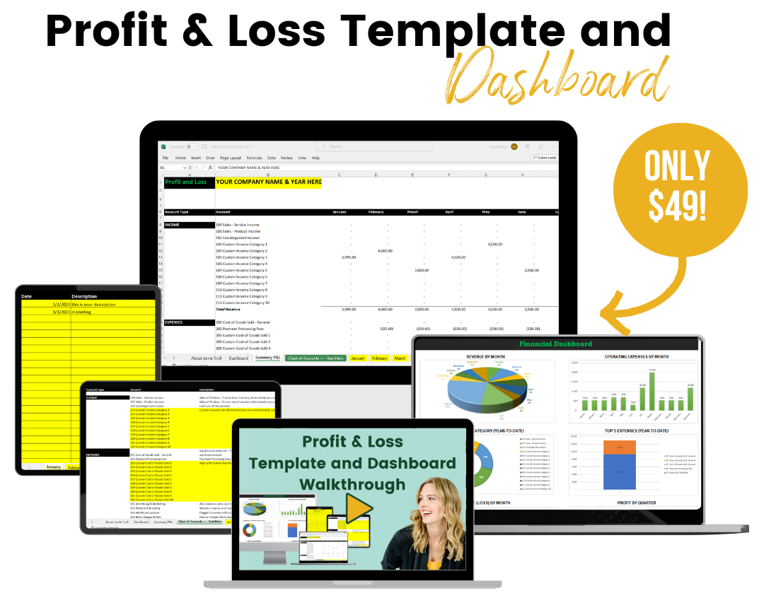 Customize Income and Expense Categories to Match Your Business – Get a P&L That’s Actually Useful