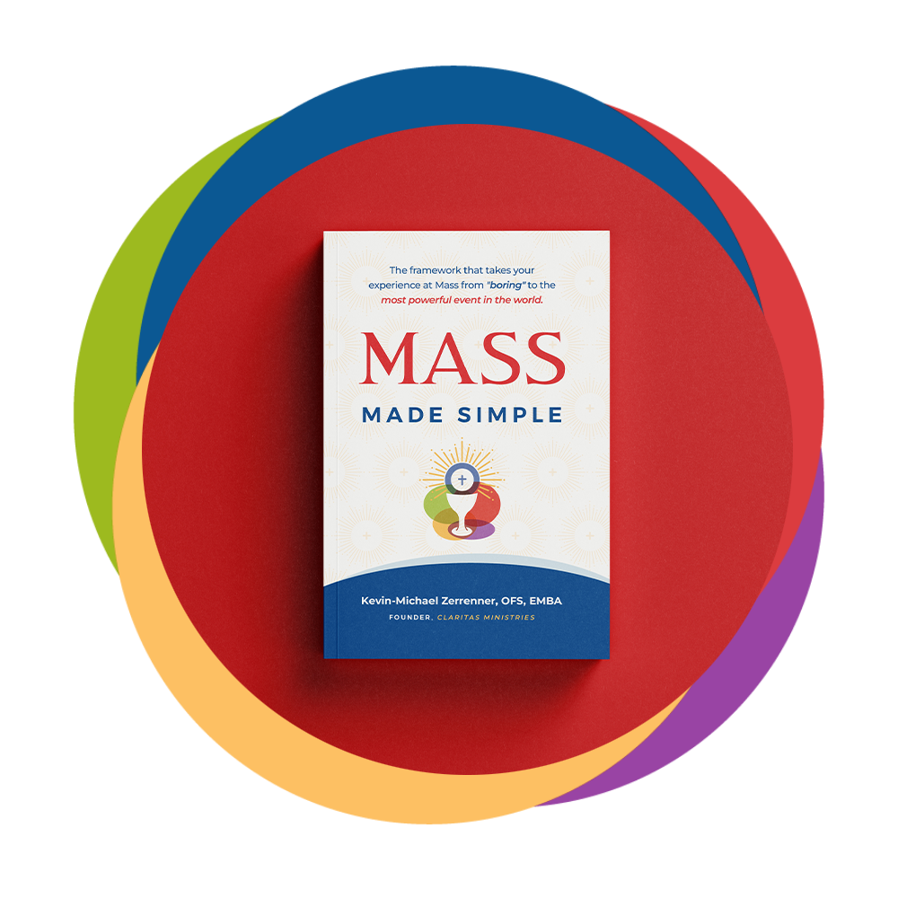 A priest breaking a portion of the host into the chalice