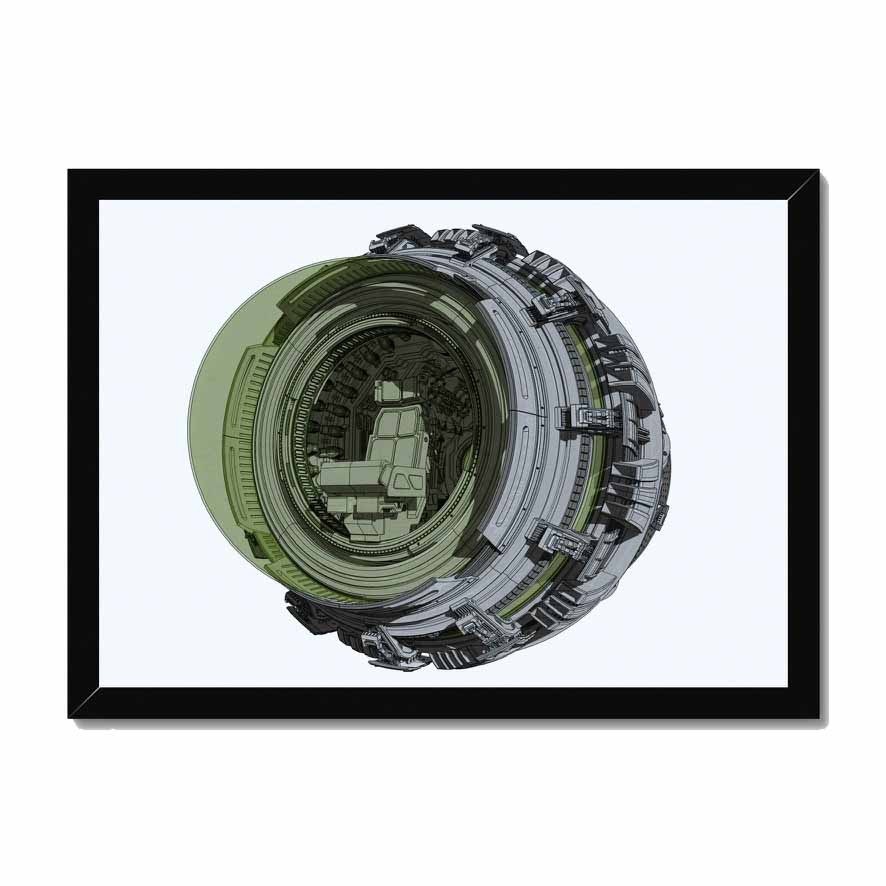 SketchUp model of a sci-fi spaceship from Avengers Infinity War