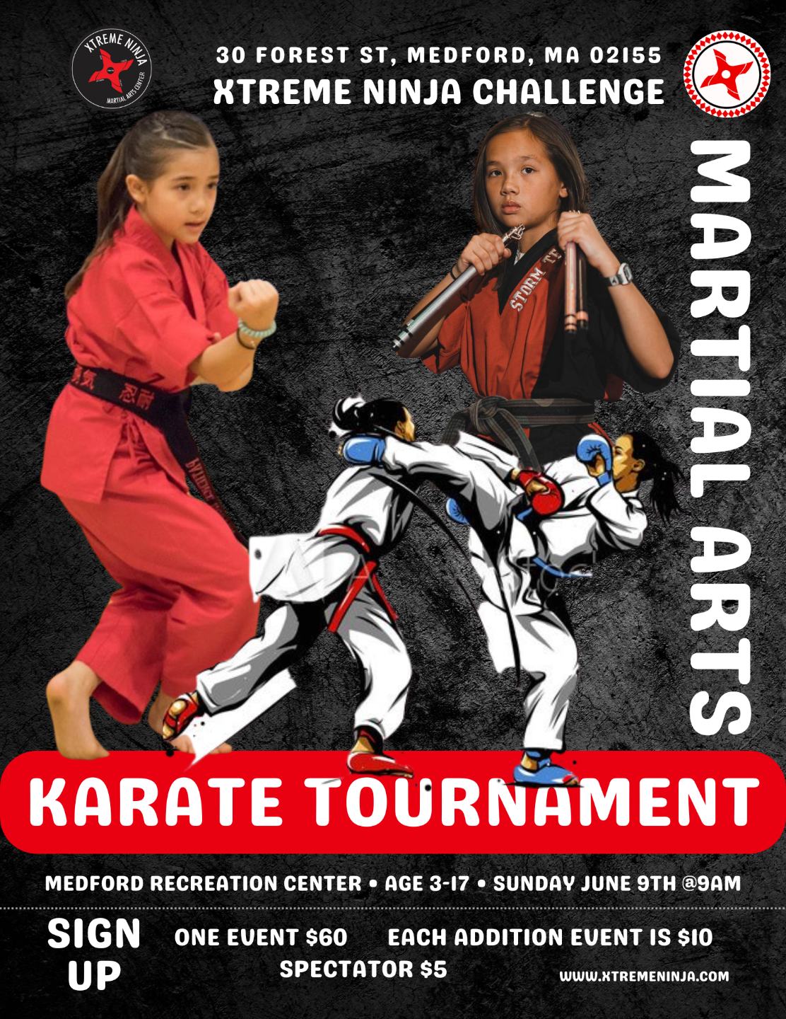 Xtreme Ninja Martial Arts Center Tournaments