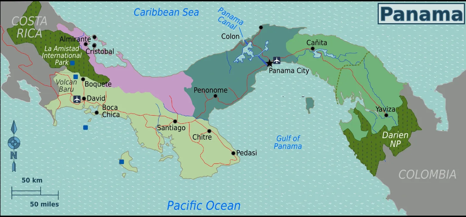The Panama Canal History Map And Its Importance The Panama Canal History Map And Its Importance