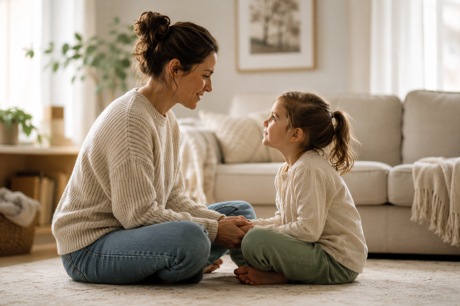 Parent and child together