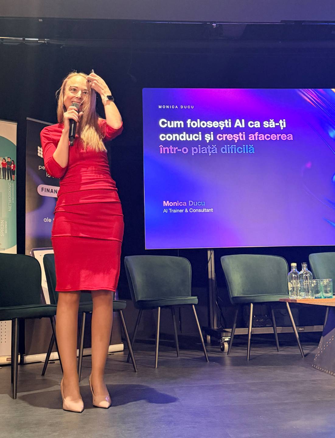 Monica Ducu pe scenă