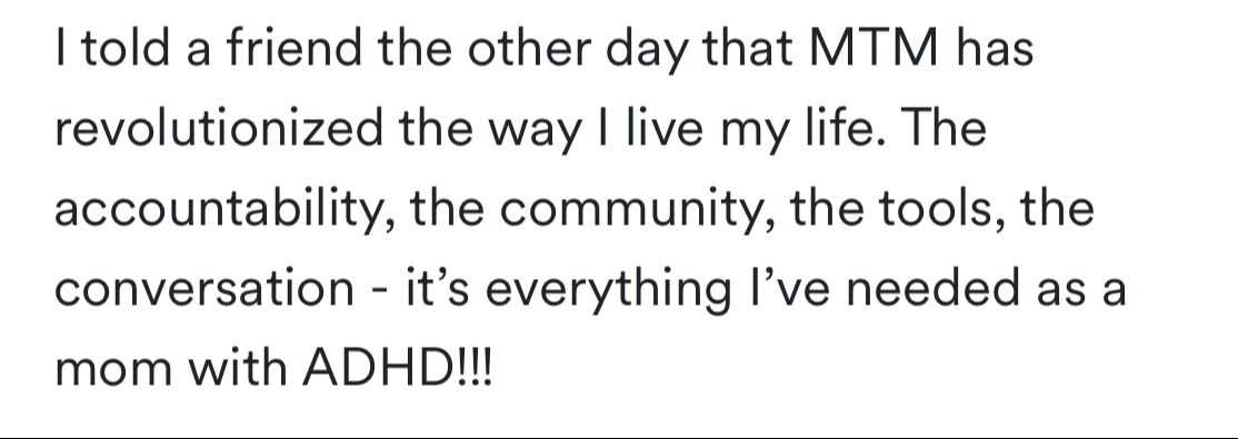 Customer testimonial screenshot